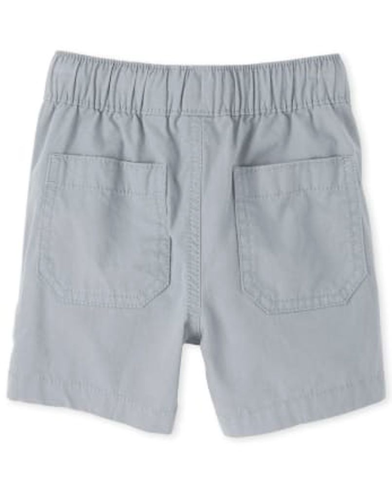 Baby And Toddler Boys Pull On Jogger Shorts 3-Pack
