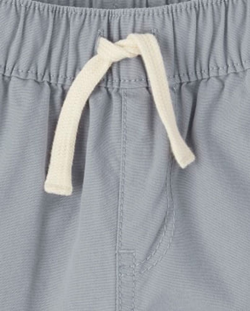 Baby And Toddler Boys Pull On Jogger Shorts 3-Pack