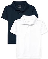 Boys Uniform Performance Polo 2-Pack