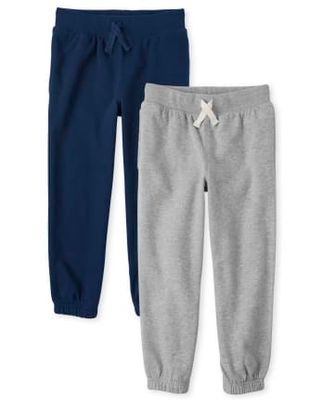 Boys Fleece Jogger Pants 2-Pack