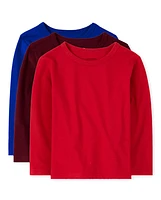 Baby And Toddler Boys Basic Layering Tee 3-Pack