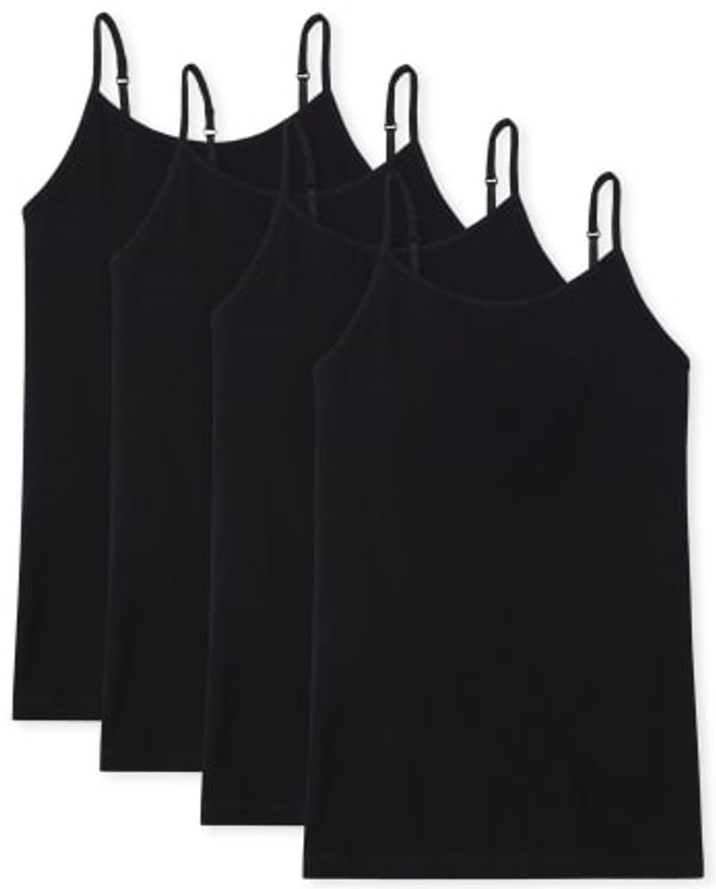 The Children's Place Girls Capri Leggings 3-Pack, Size Small (5/6), Black