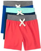 Toddler Boys Colorblock Shorts 3-Pack