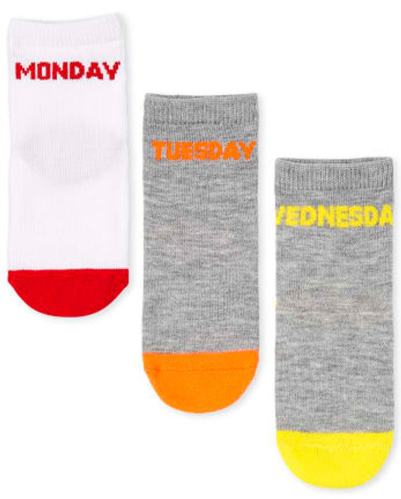 Baby And Toddler Days Of The Week Midi Socks 7-Pack