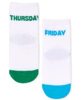 Unisex Baby And Toddler Days Of The Week Midi Socks 7-Pack