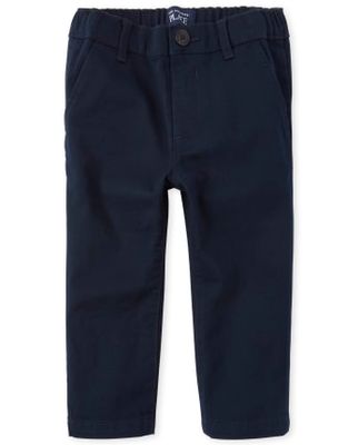 Baby And Toddler Boys Uniform Stretch Straight Chino Pants