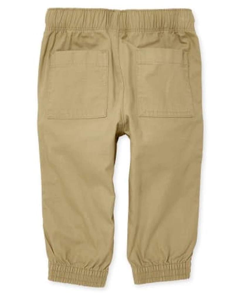 Baby And Toddler Boys Stretch Pull On Jogger Pants