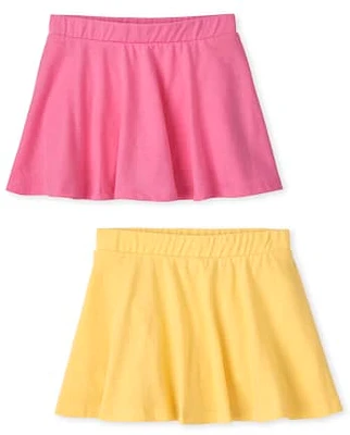 Lot de 2 jupes-shorts pour petites filles