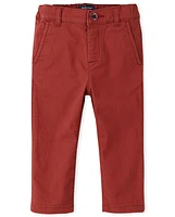 Baby And Toddler Boys Uniform Skinny Chino Pants