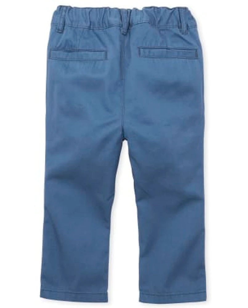 Baby And Toddler Boys Uniform Skinny Chino Pants