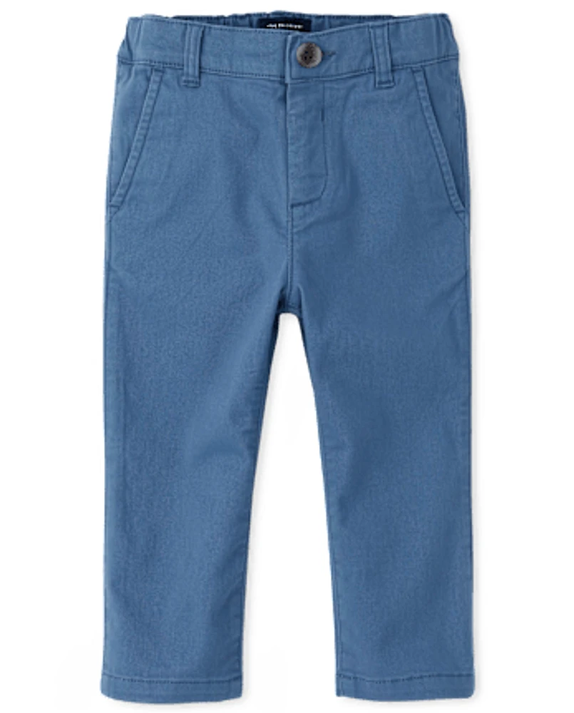 Baby And Toddler Boys Uniform Skinny Chino Pants