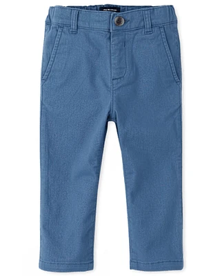 Baby And Toddler Boys Uniform Skinny Chino Pants