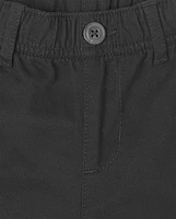 Pantalon chino décontracté en coton extensible pour garçon