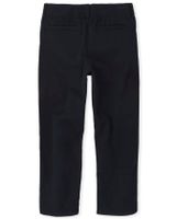 Boys Uniform Stretch Pull On Relaxed Chino Pants