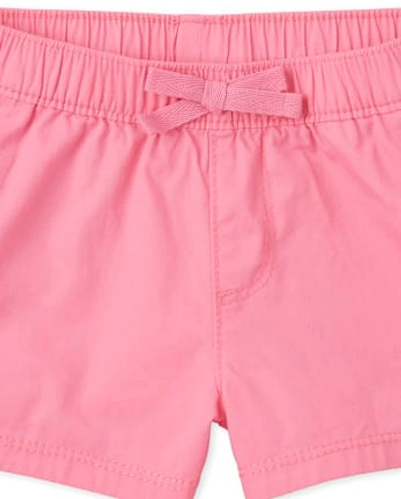 Lot de 4 shorts à enfiler pour petites filles