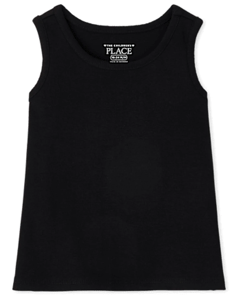 Baby And Toddler Girls Ribbed Tank Top