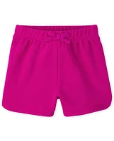 Short dauphin en French Terry pour toute-petite fille