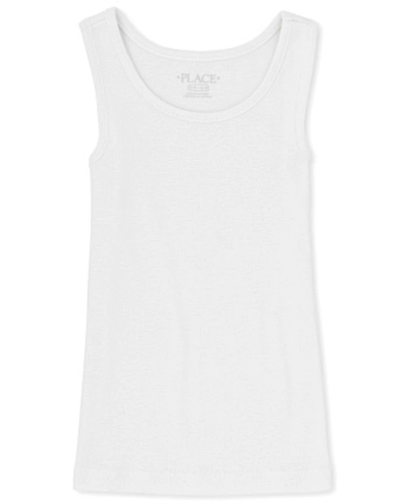 Girls Ribbed Tank Top