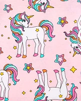 Lot de 2 pyjamas en coton ajustés licorne pour bébés et petites filles