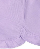 Lot de 3 shorts à volants fleuris pour bébé fille