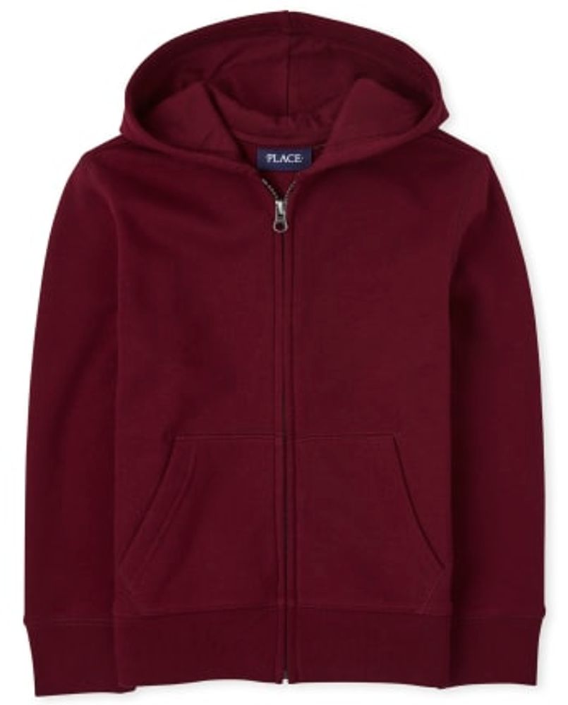 Boys Fleece Zip Up Hoodie