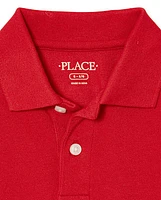 Kids Uniform Pique Polo 2-Pack - Husky
