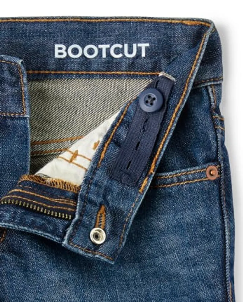 Boys Non-Stretch Bootcut Jeans -Pack