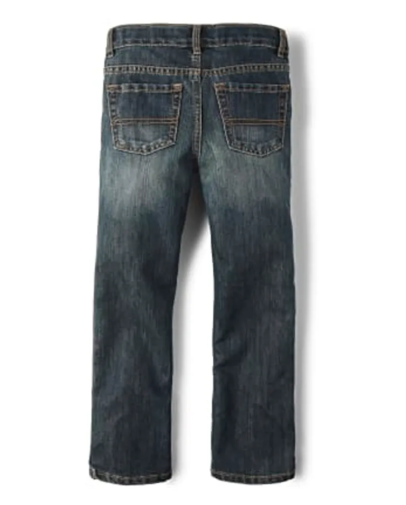 Boys Non-Stretch Bootcut Jeans -Pack