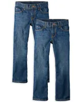 Boys Husky Bootcut Jeans -Pack