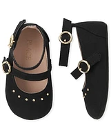 Baby Girls Studded Ballet Flats