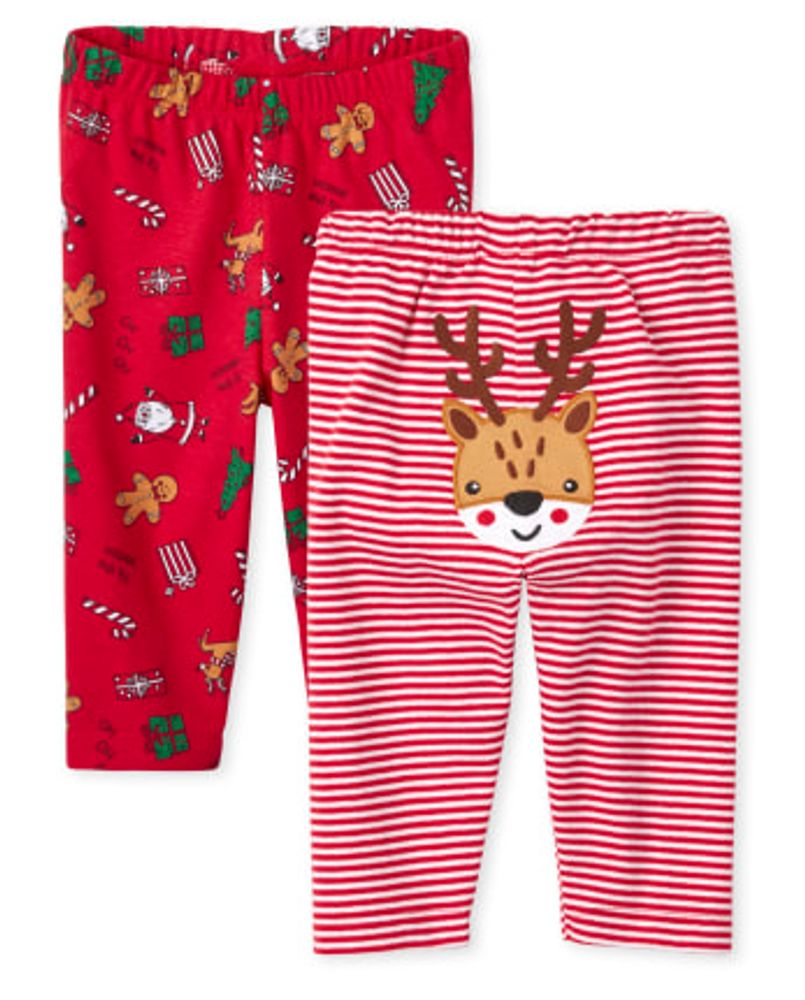 Baby Christmas Pants 2-Pack