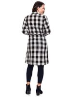 Womens Matching Family Buffalo Plaid Shirt Dress