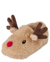 Toddler Matching Family Reindeer Slippers