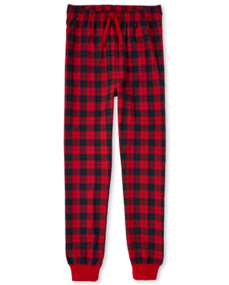 Unisex Adult Plaid Flannel Pajama Pants