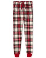 Unisex Adult Plaid Flannel Pajama Pants