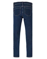 Jeggings en denim tricoté pour fille