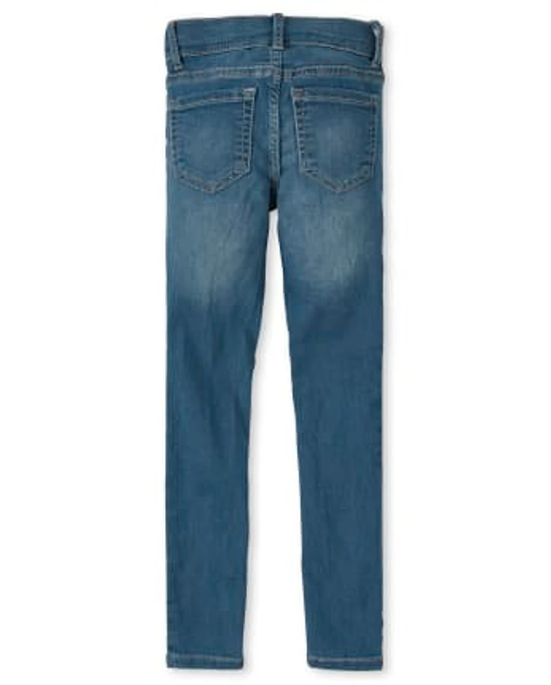 Girls Knit Denim Jeggings 3-Pack