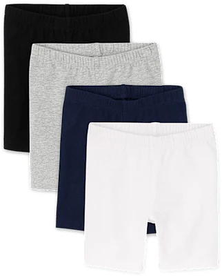 Lot de 4 shorts vélo pour bébé et toute-petite fille