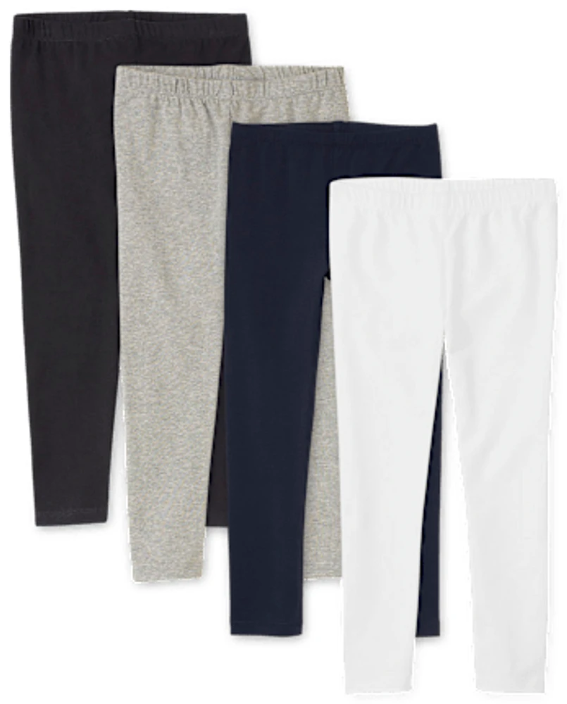 Lot de 4 leggings pour filles