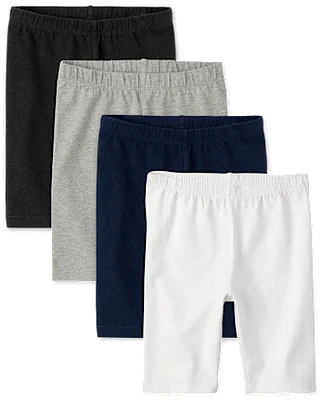 Lot de 4 shorts cyclistes pour filles