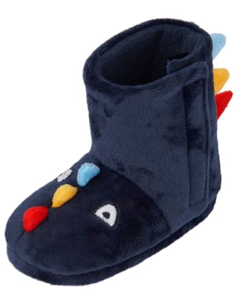 Toddler Boys Dino Bootie Slippers