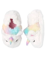 Chaussons licorne pour toute-petite fille