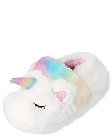 Chaussons licorne pour toute-petite fille