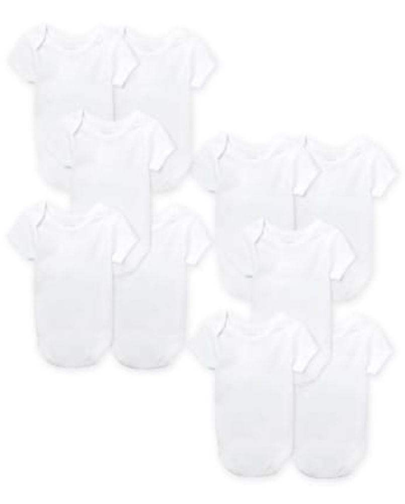 Unisex Baby Bodysuit 10-Pack