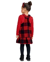 Ensemble 2 pièces jupe à carreaux Buffalo pour petites filles