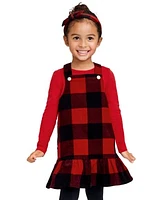 Ensemble 2 pièces jupe à carreaux Buffalo pour petites filles