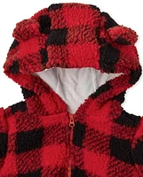 Baby Boys Buffalo Plaid 3-Piece Playwear Set