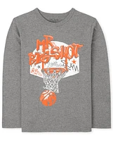 T-shirt graphique de basket-ball pour garçons