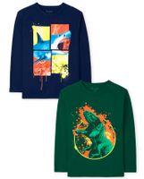 Boys Animal Graphic Tee 2-Pack