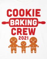 Adult Matching Family Baking Crew Graphic Tee